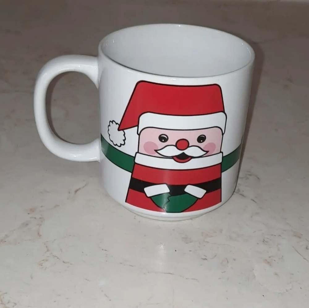 Vintage Santa Claus Christmas Coffee Mug